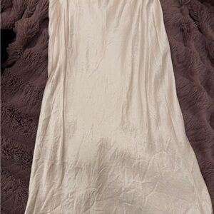 Elegant Cream Babaton slip skirt